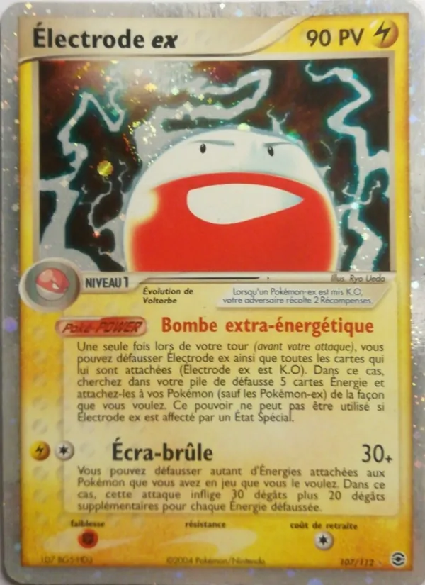 Carte Électrode ex 107/112 – EX Rouge Feu & Vert Feuille