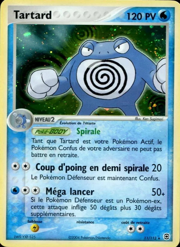 Carte Tartard 11/112 – EX Rouge Feu & Vert Feuille