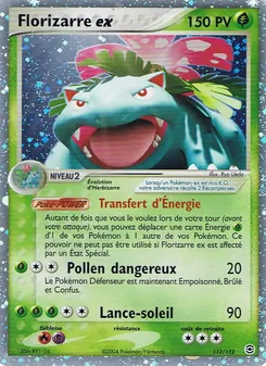 Carte Florizarre ex 112/112 – EX Rouge Feu & Vert Feuille