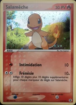 Carte Salamèche 113/112 – EX Rouge Feu & Vert Feuille