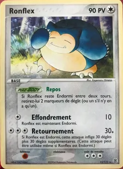 Carte Ronflex 15/112 – EX Rouge Feu & Vert Feuille