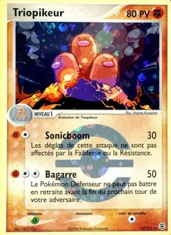 Carte Triopikeur 22/112 – EX Rouge Feu & Vert Feuille