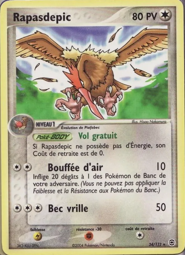 Carte Rapasdepic 24/112 – EX Rouge Feu & Vert Feuille
