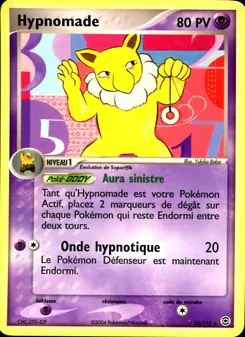 Carte Hypnomade 25/112 – EX Rouge Feu & Vert Feuille