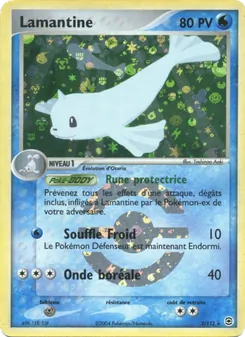 Carte Lamantine 3/112 – EX Rouge Feu & Vert Feuille