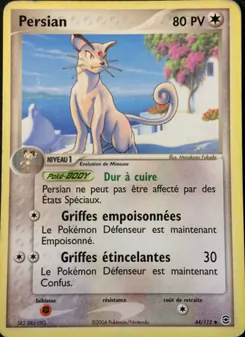 Carte Persian 44/112 – EX Rouge Feu & Vert Feuille