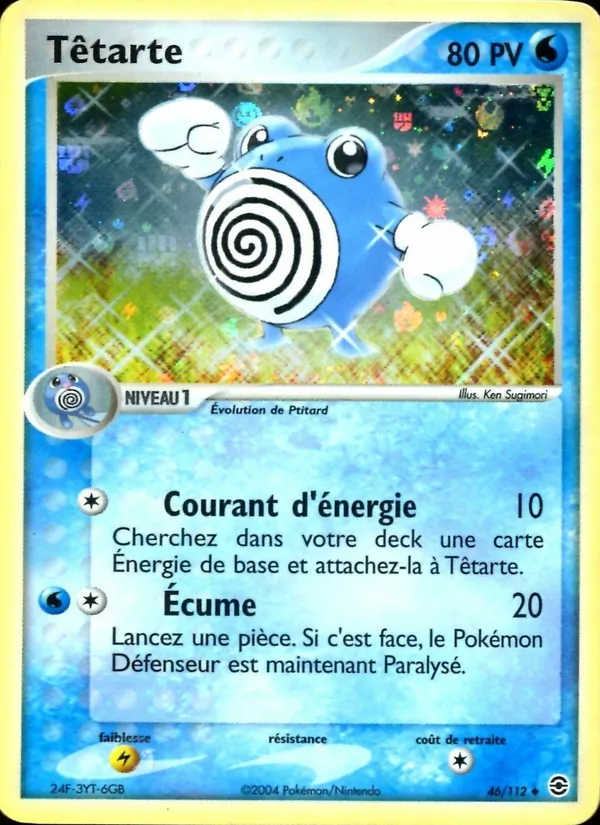 Carte Têtarte 46/112 – EX Rouge Feu & Vert Feuille
