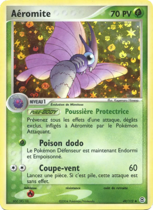 Carte Aéromite 49/112 – EX Rouge Feu & Vert Feuille