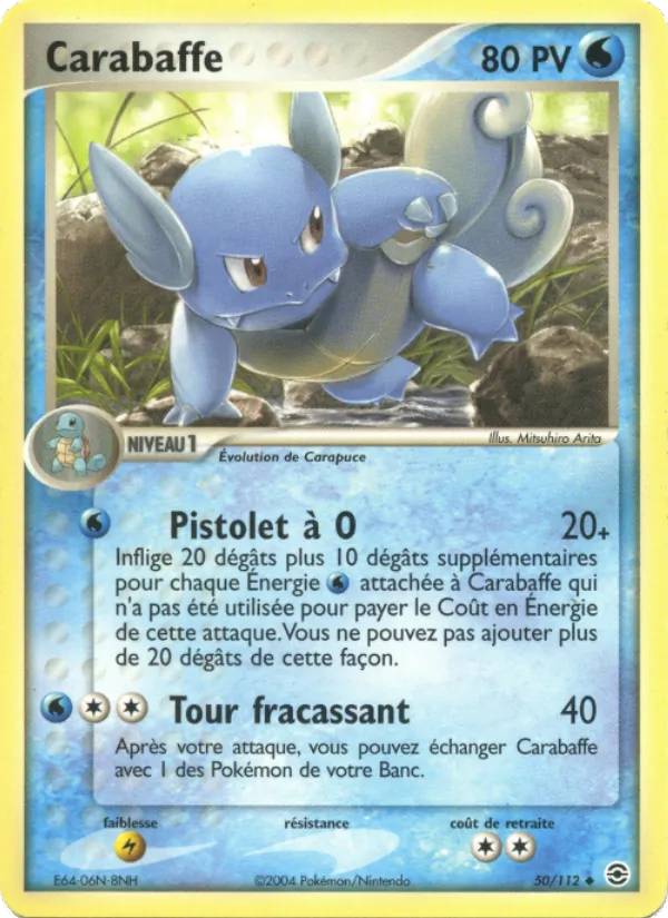 Carte Carabaffe 50/112 – EX Rouge Feu & Vert Feuille
