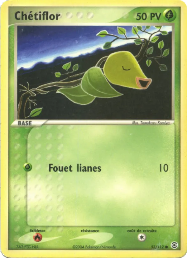 Carte Chétiflor 53/112 – EX Rouge Feu & Vert Feuille