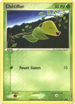 Carte Chétiflor 53/112 – EX Rouge Feu & Vert Feuille