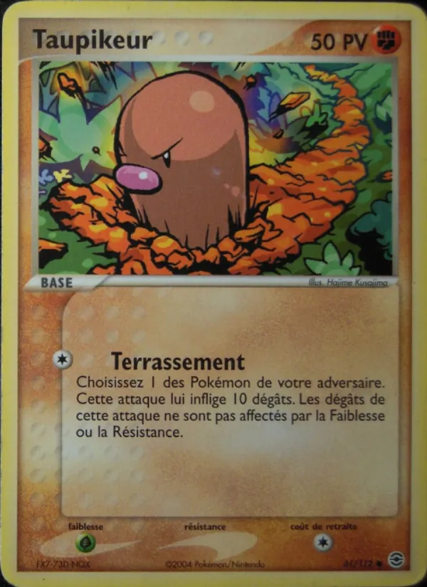 Carte Taupikeur 61/112 – EX Rouge Feu & Vert Feuille
