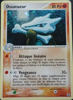 Carte Ossatueur 7/112 – EX Rouge Feu & Vert Feuille