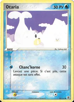 Carte Otaria 78/112 – EX Rouge Feu & Vert Feuille