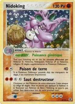 Carte Nidoking 8/112 – EX Rouge Feu & Vert Feuille