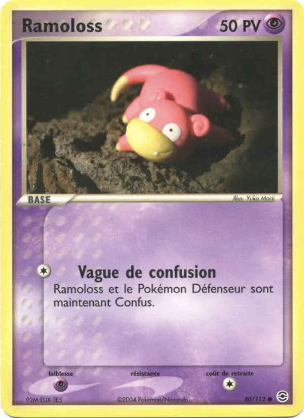 Carte Ramoloss 80/112 – EX Rouge Feu & Vert Feuille