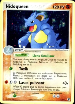Carte Nidoqueen 9/112 – EX Rouge Feu & Vert Feuille