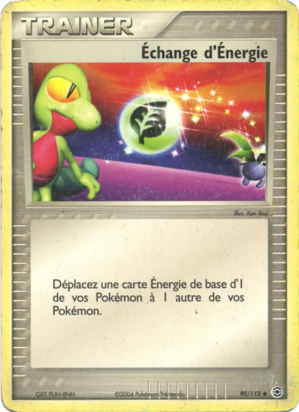 Carte Échange d'Énergie 90/112 – EX Rouge Feu & Vert Feuille