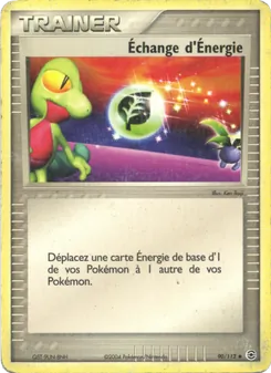 Carte Échange d'Énergie 90/112 – EX Rouge Feu & Vert Feuille
