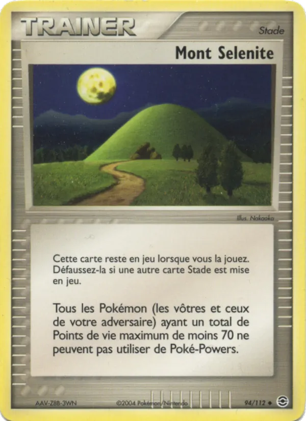 Carte Mont Selenite 94/112 – EX Rouge Feu & Vert Feuille