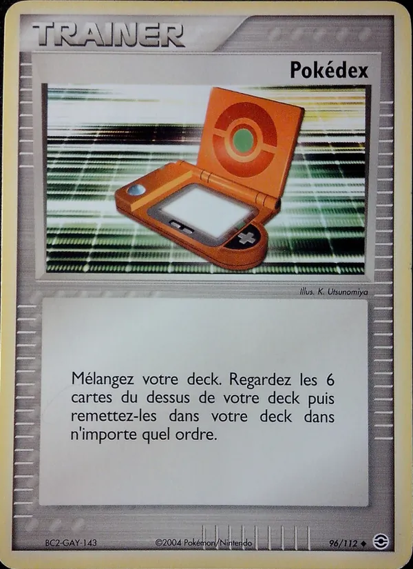 Carte Pokédex 96/112 – EX Rouge Feu & Vert Feuille