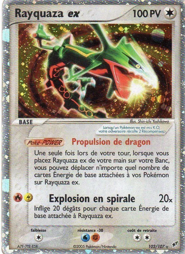 Carte Rayquaza ex 102/107 – EX Deoxys