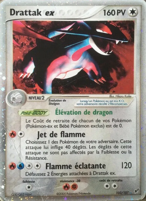 Carte Drattak ex 103/107 – EX Deoxys