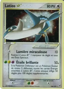 Carte Latios ☆ 106/107 – EX Deoxys
