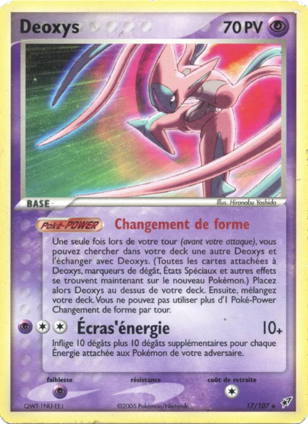 Carte Deoxys 17/107 – EX Deoxys