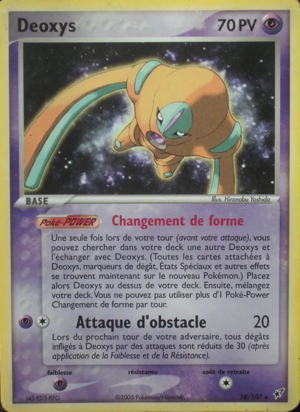 Carte Deoxys 18/107 – EX Deoxys
