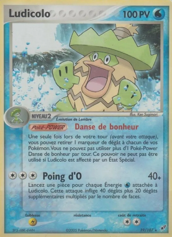 Carte Ludicolo 19/107 – EX Deoxys