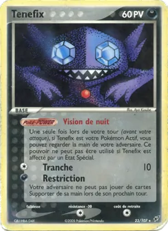 Carte Ténéfix 23/107 – EX Deoxys