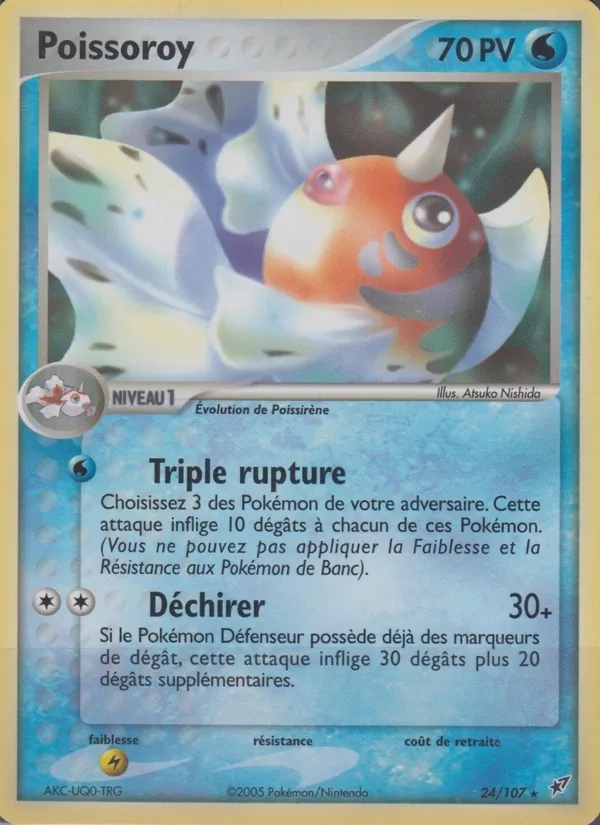 Carte Poissoroy 24/107 – EX Deoxys