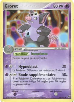 Carte Groret 32/107 – EX Deoxys