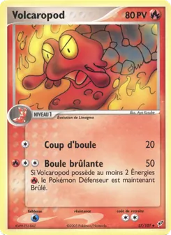 Carte Volcaropod 37/107 – EX Deoxys