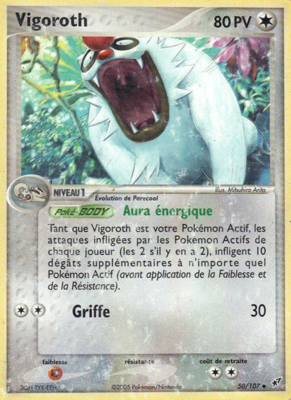 Carte Vigoroth 50/107 – EX Deoxys