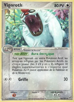 Carte Vigoroth 50/107 – EX Deoxys