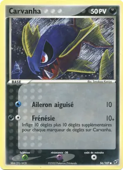 Carte Carvanha 56/107 – EX Deoxys