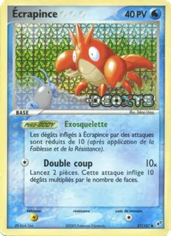 Carte Écrapince 57/107 – EX Deoxys
