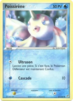 Carte Poissirène 61/107 – EX Deoxys