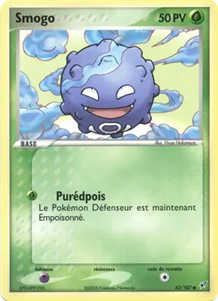 Carte Smogo 62/107 – EX Deoxys