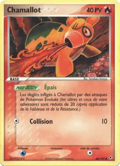 Carte Chamallot 68/107 – EX Deoxys