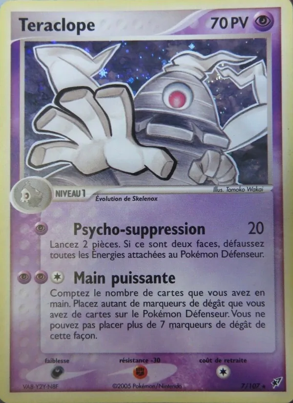 Carte Téraclope 7/107 – EX Deoxys