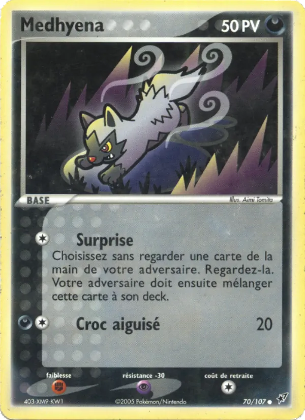 Carte Medhyena 70/107 – EX Deoxys