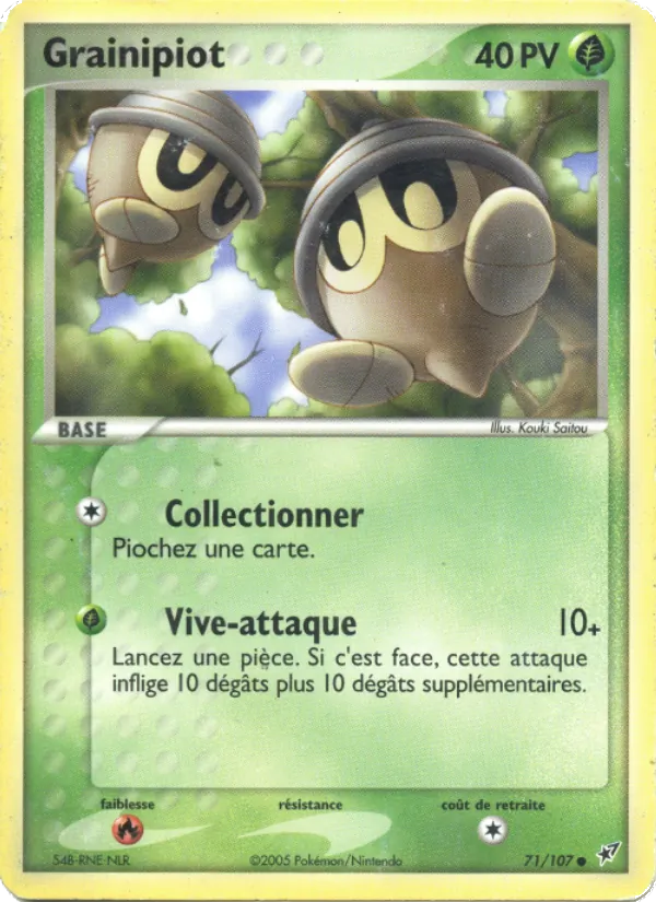 Carte Grainipiot 71/107 – EX Deoxys