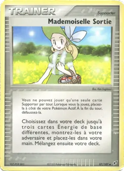 Carte Mademoiselle Sortie 87/107 – EX Deoxys