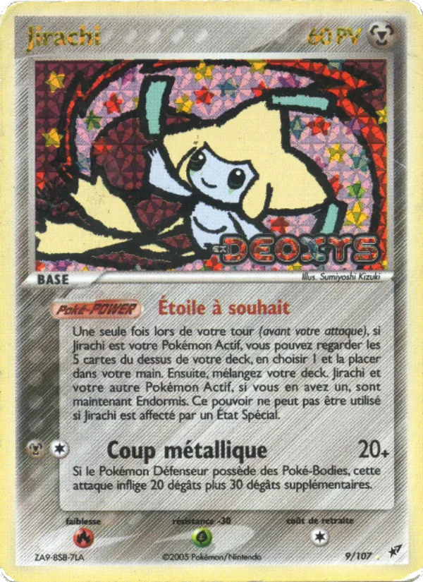 Carte Jirachi 9/107 – EX Deoxys