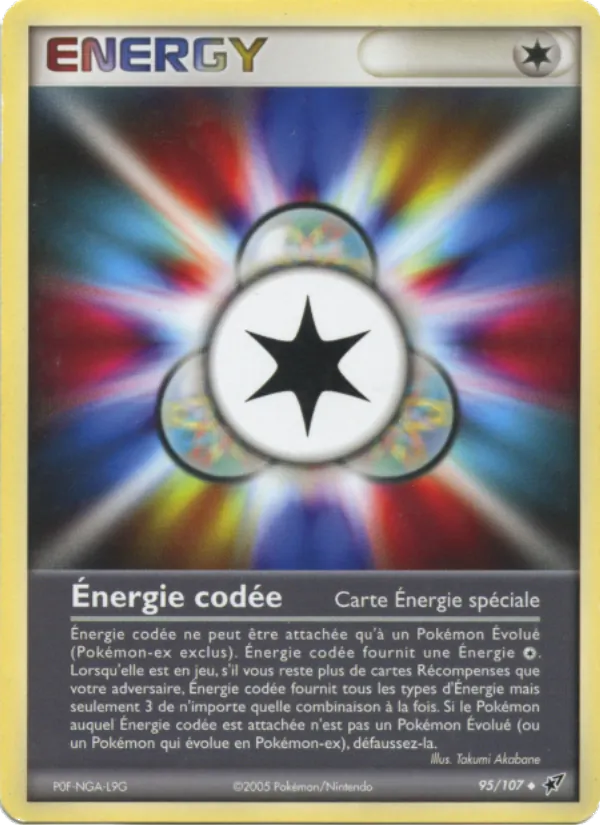 Carte Énergie codée 95/107 – EX Deoxys