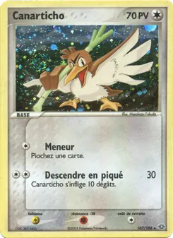Carte Canarticho 107/106 – EX Émeraude