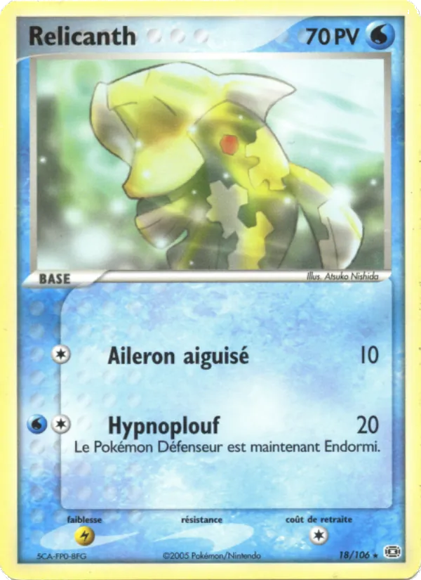 Carte Relicanth 18/106 – EX Émeraude
